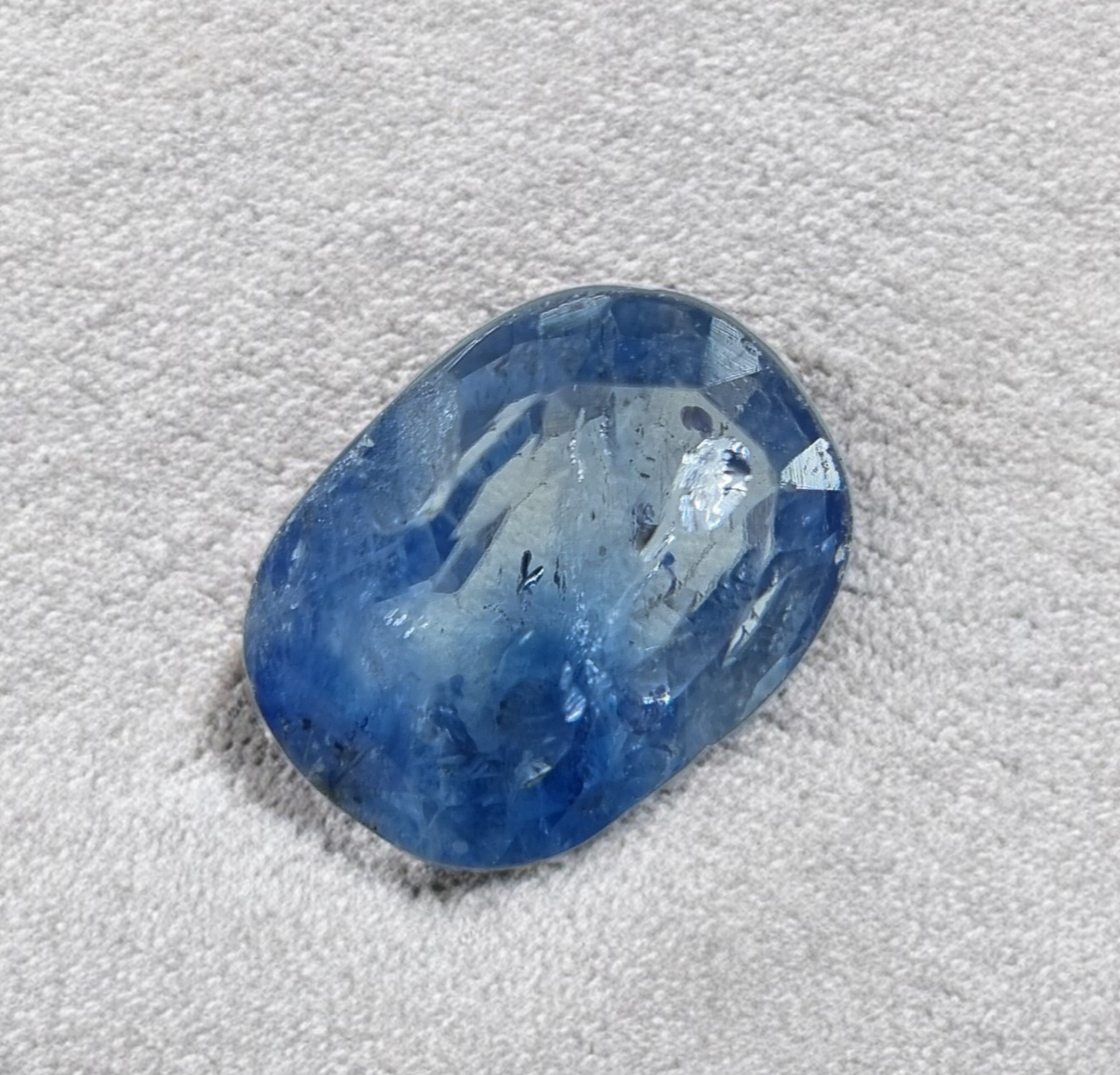 3.5 Carat Natural Ceylon Blue Sapphire – Oval Cut