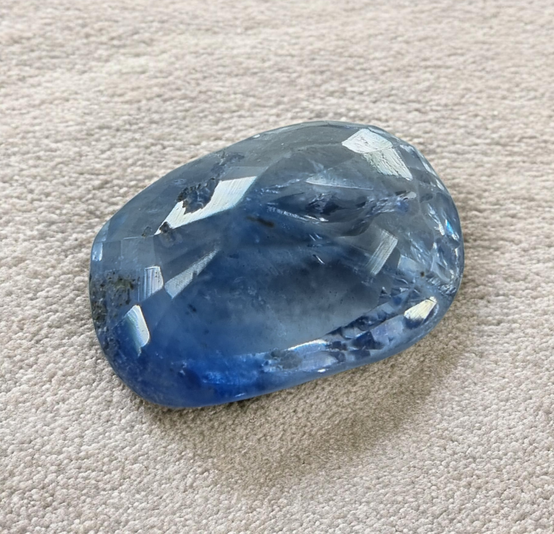 3.5 Carat Natural Ceylon Blue Sapphire – Oval Cut