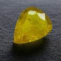 5.25 Cts Natural Thai Yellow Sapphire – Pear Faceted