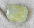 13.09 Cts Natural Burmese Light Yellow Sapphire – Emerald Cut