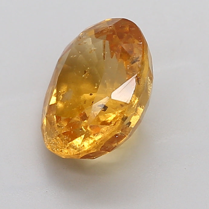 5.43 Carat Natural Gomed (Hessonite) – Vibrant Orange, Oval Cut, Ceylon