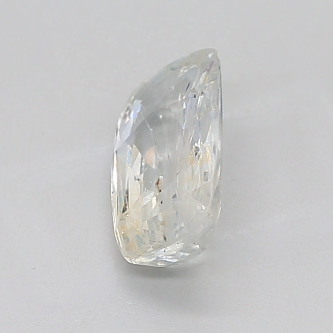3.8 Carat Ceylon White Sapphire – Rectangle Cut, IDI Certified