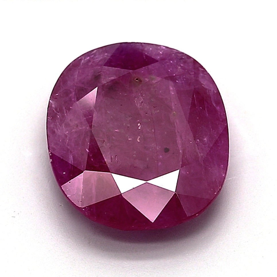 10.49 Carat Natural Madagascar Ruby - Dark Pink, Oval Cut, IDI