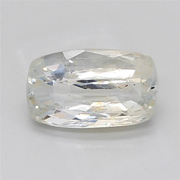 3.8 Carat Ceylon White Sapphire – Rectangle Cut, IDI Certified