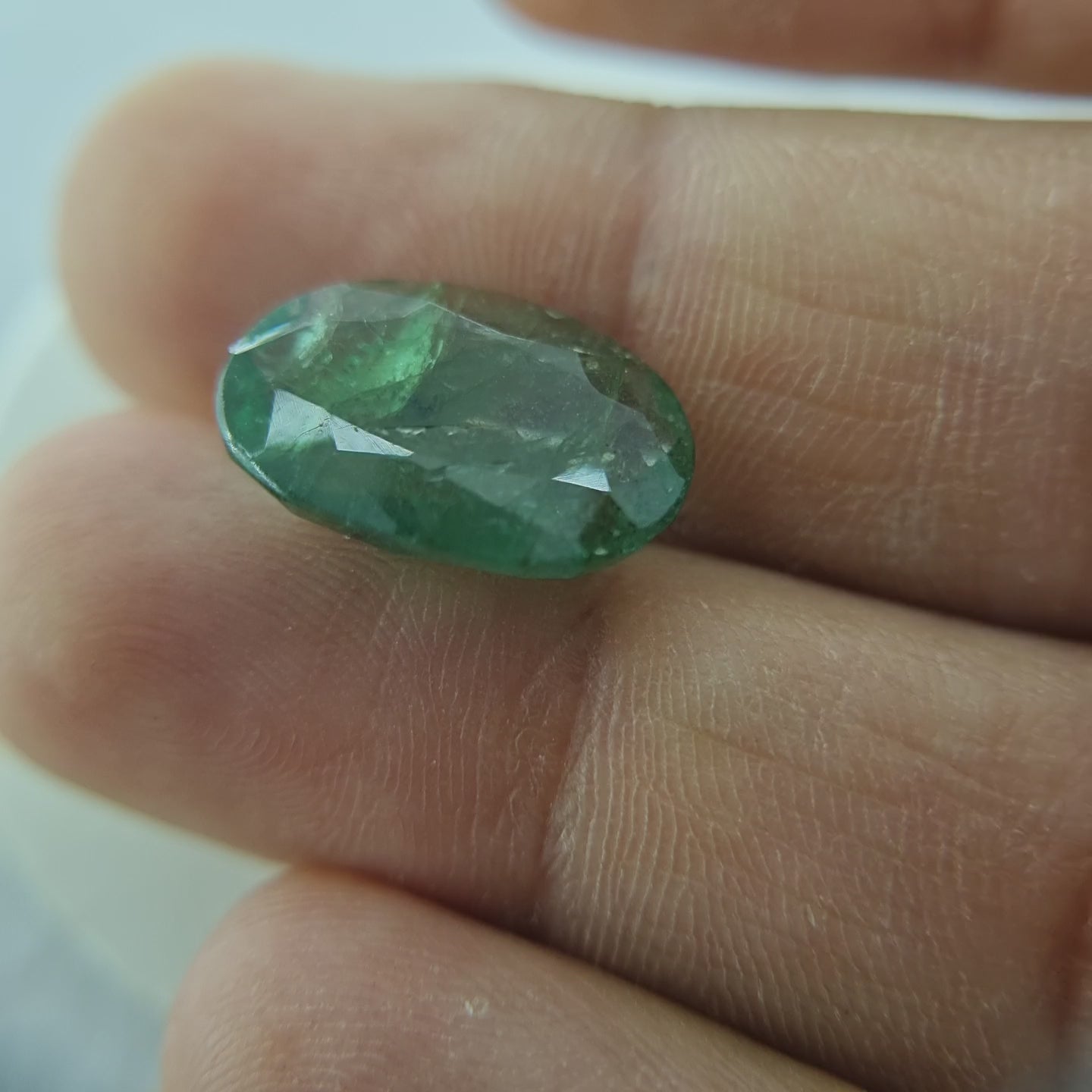 7.2 Cts Natural Zambian Emerald – Oval Cut