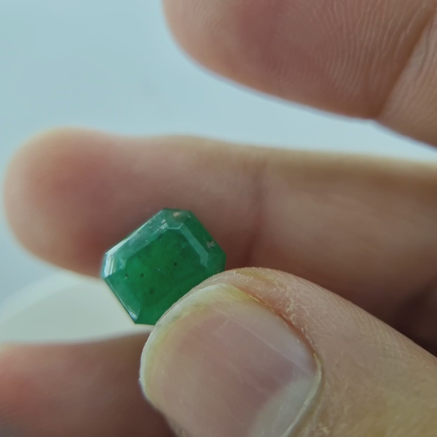 4.59 Cts Natural Afghan Panjshir Emerald – Emerald cut