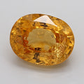 5.43 Carat Natural Gomed (Hessonite) – Vibrant Orange, Oval Cut, Ceylon